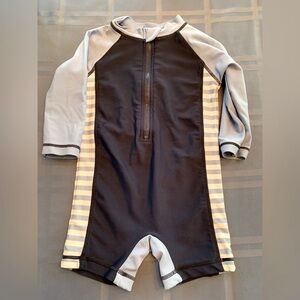 Wish Kids Swim Rashguard - Black and Gray